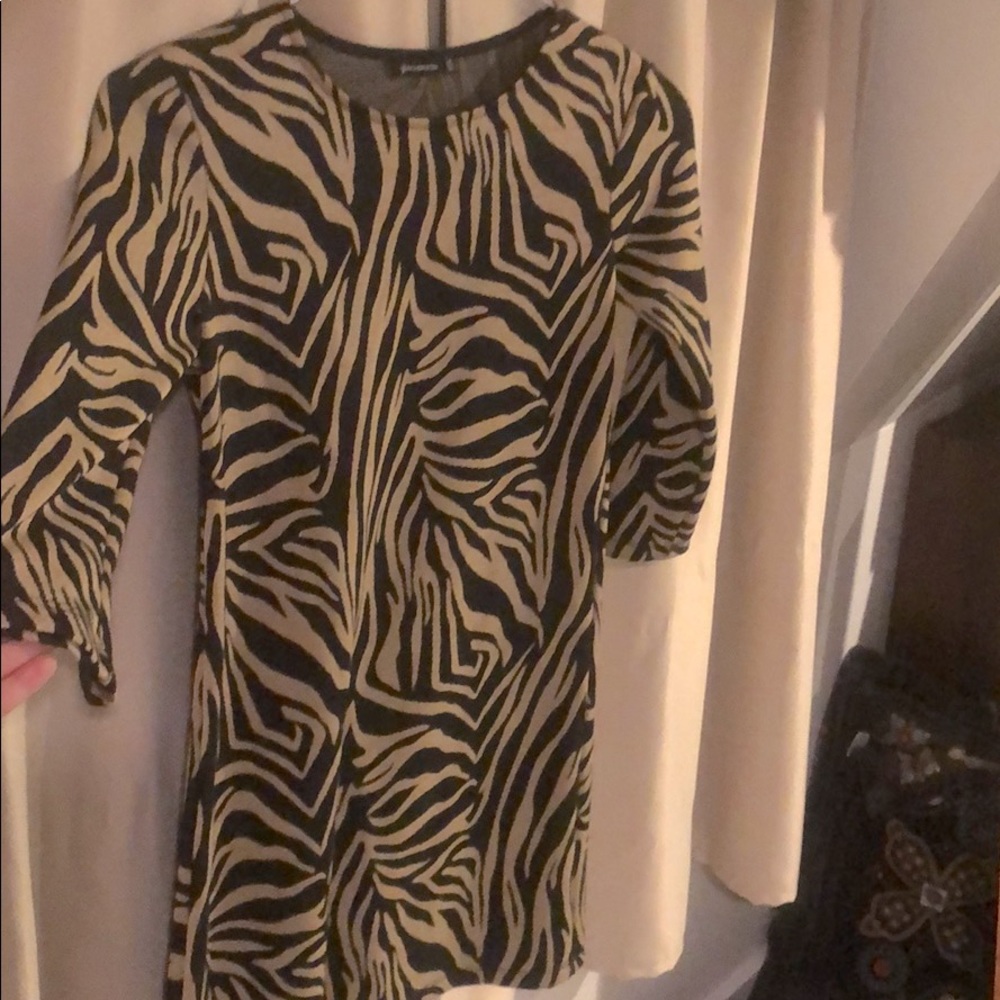 Zebra-like pattern Dress